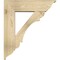 Ekena Millwork Olympic Traditional Rough Sawn Bracket w/ Offset Brace, Douglas Fir, 8"W x 28"D x 32"H BKT0806X28X32OLY01RDF - alternate 2